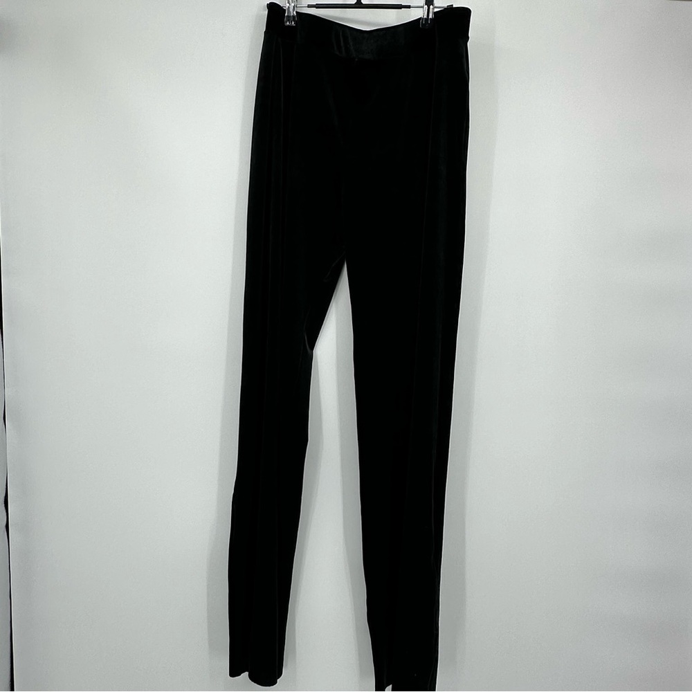 Curtain Call Black Velvet Dance Pants Size Adult Medium F0022